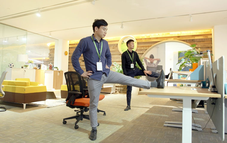 圣奧發起“健康辦公周”下午三點半下班 關注職場健康