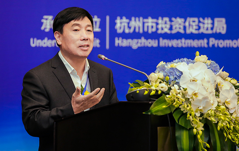 倪良正出席第三屆世界杭商大會，并作主題演講