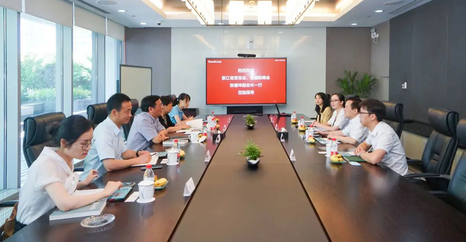 浙江省貿促會、省國際商會等領導蒞臨座談會