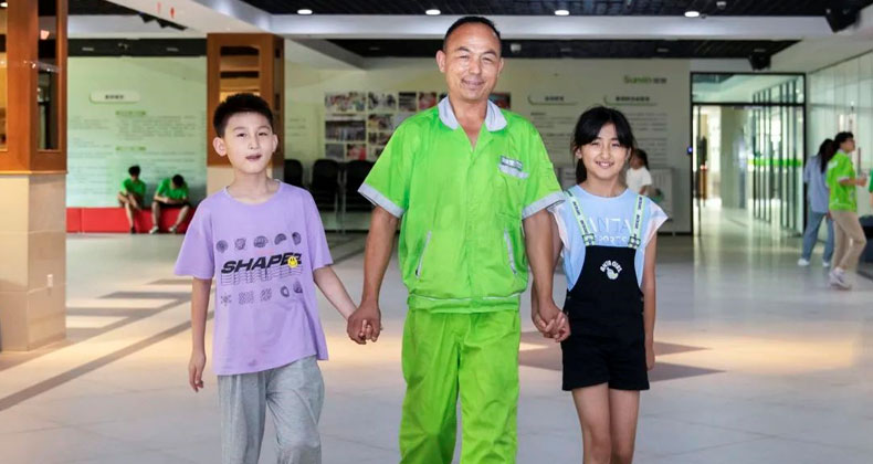 圣奧辦公家具海寧生產基地2021暑期班解決員工后顧之憂