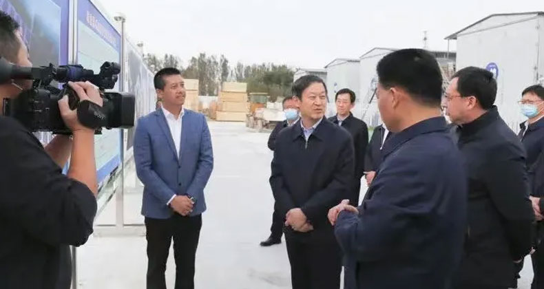 衡水市市長吳曉華到圣奧北方總部項目調研