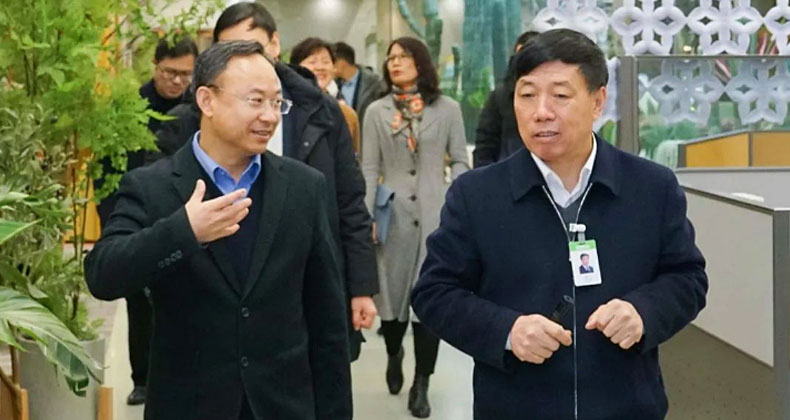 蕭山區領導古濤蒞臨圣奧科創園走訪調研