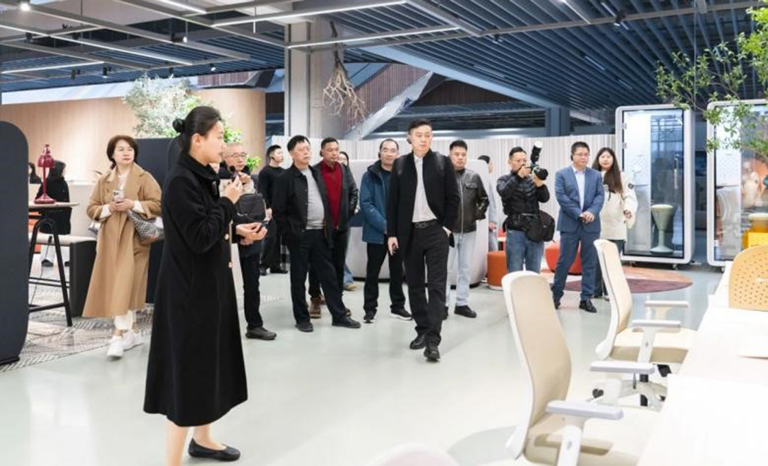 中國家具協會第七屆五次理事會嘉賓參觀圣奧科創園